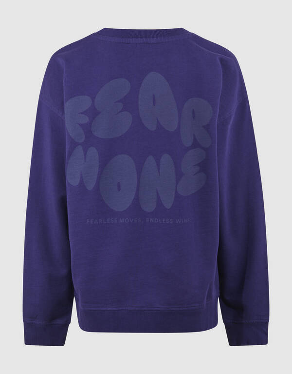 Fear None Kunst Sweatshirt Lila SHOEBY BOYS