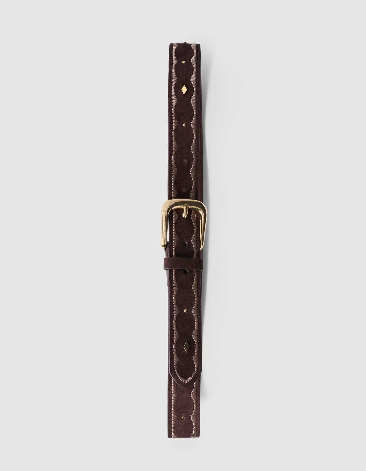Triangle Western-G&uuml;rtel Braun SHOEBY ACCESSOIRES