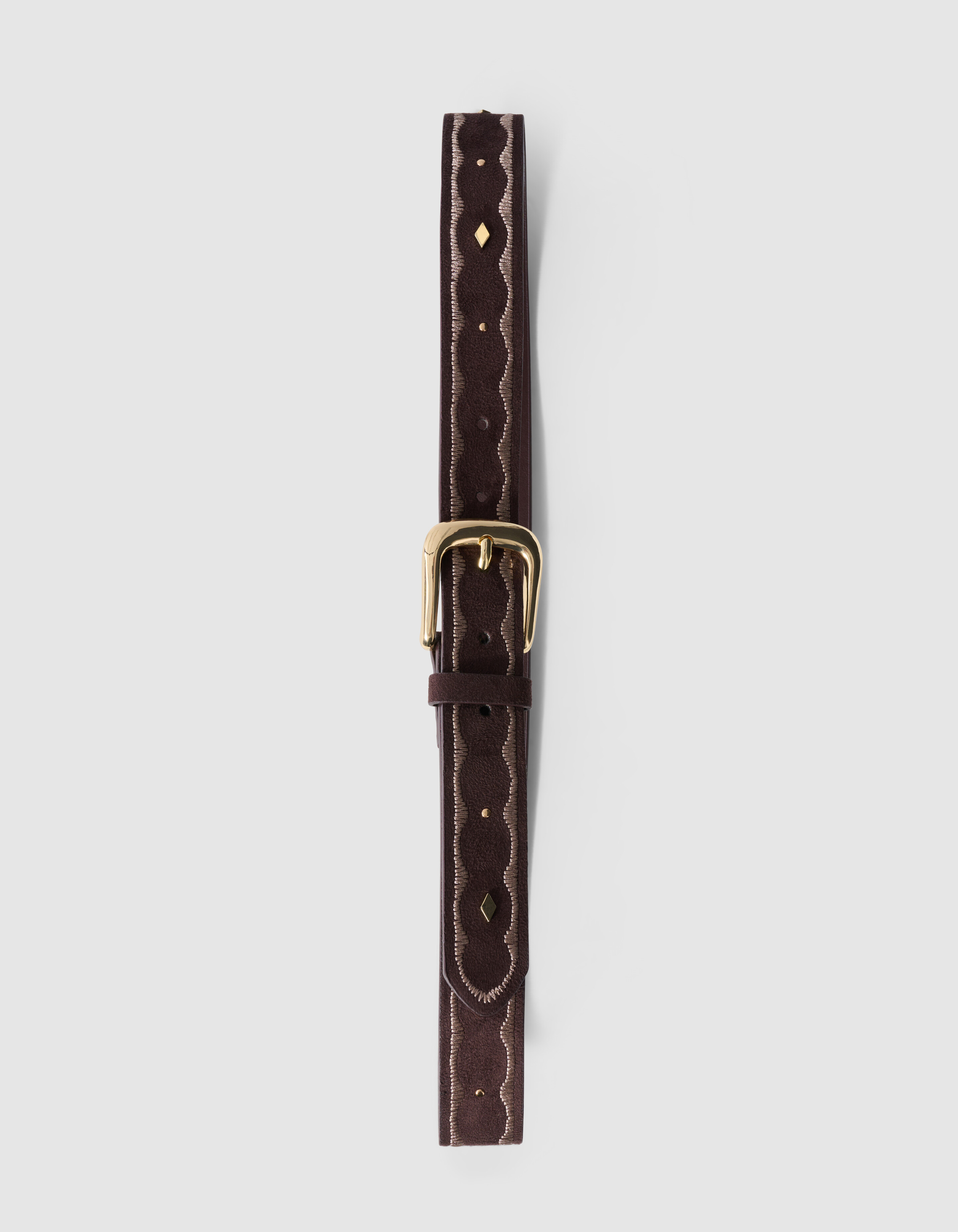 Triangle Western-G&uuml;rtel Braun SHOEBY ACCESSOIRES