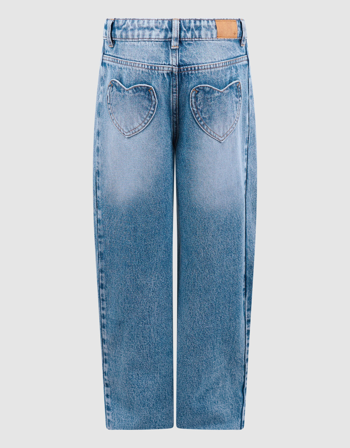 Jeans mit Falten und weitem Bein, blau SHOEBY GIRLS