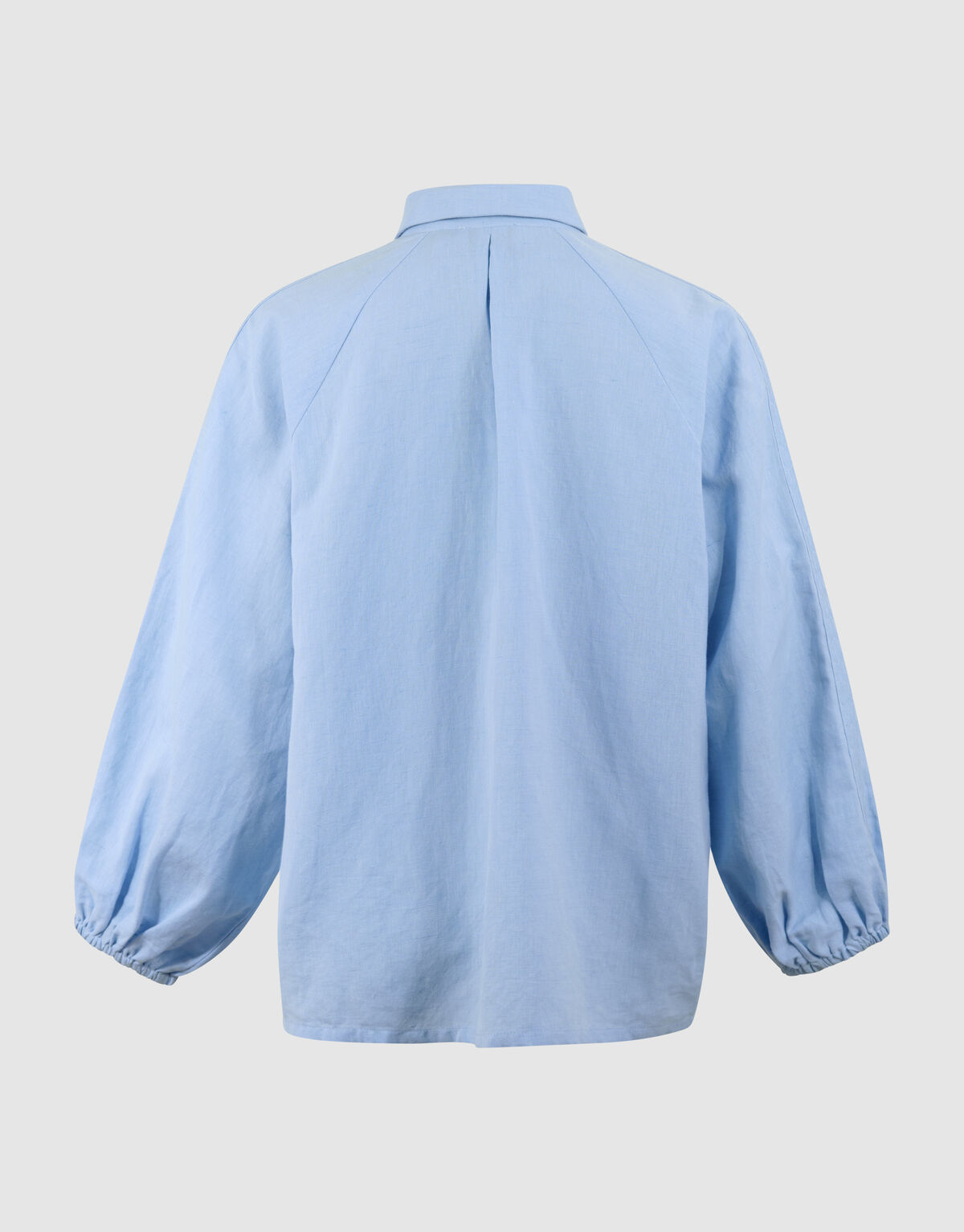 Plissierte Stickbluse Hellblau von Mieke SHOEBY WOMEN