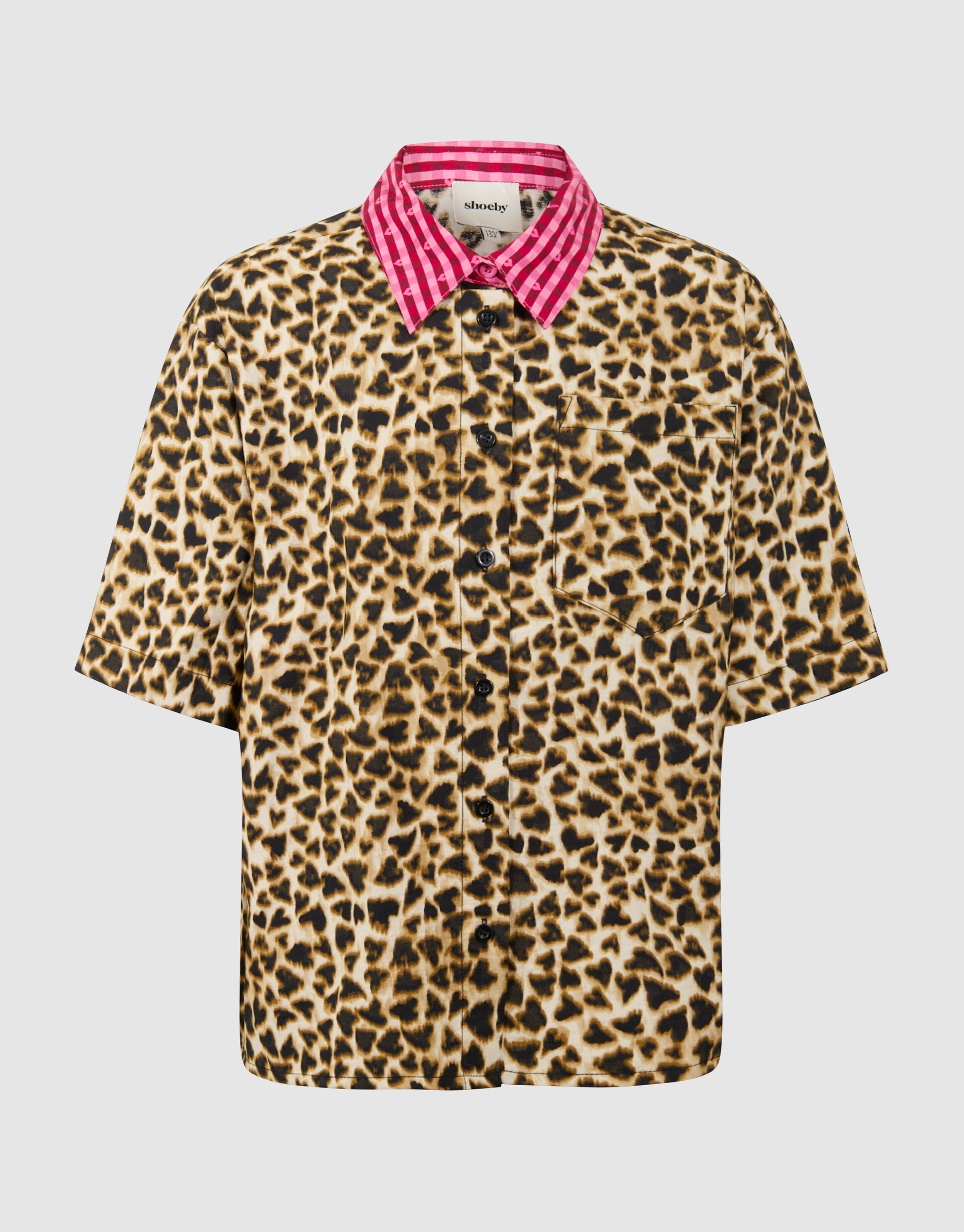Leopardenbluse in Hellbraun SHOEBY GIRLS