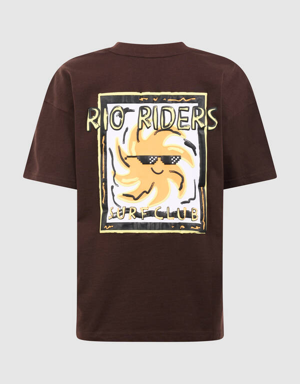Riders Artwork T-Shirt Dunkelbraun SHOEBY BOYS