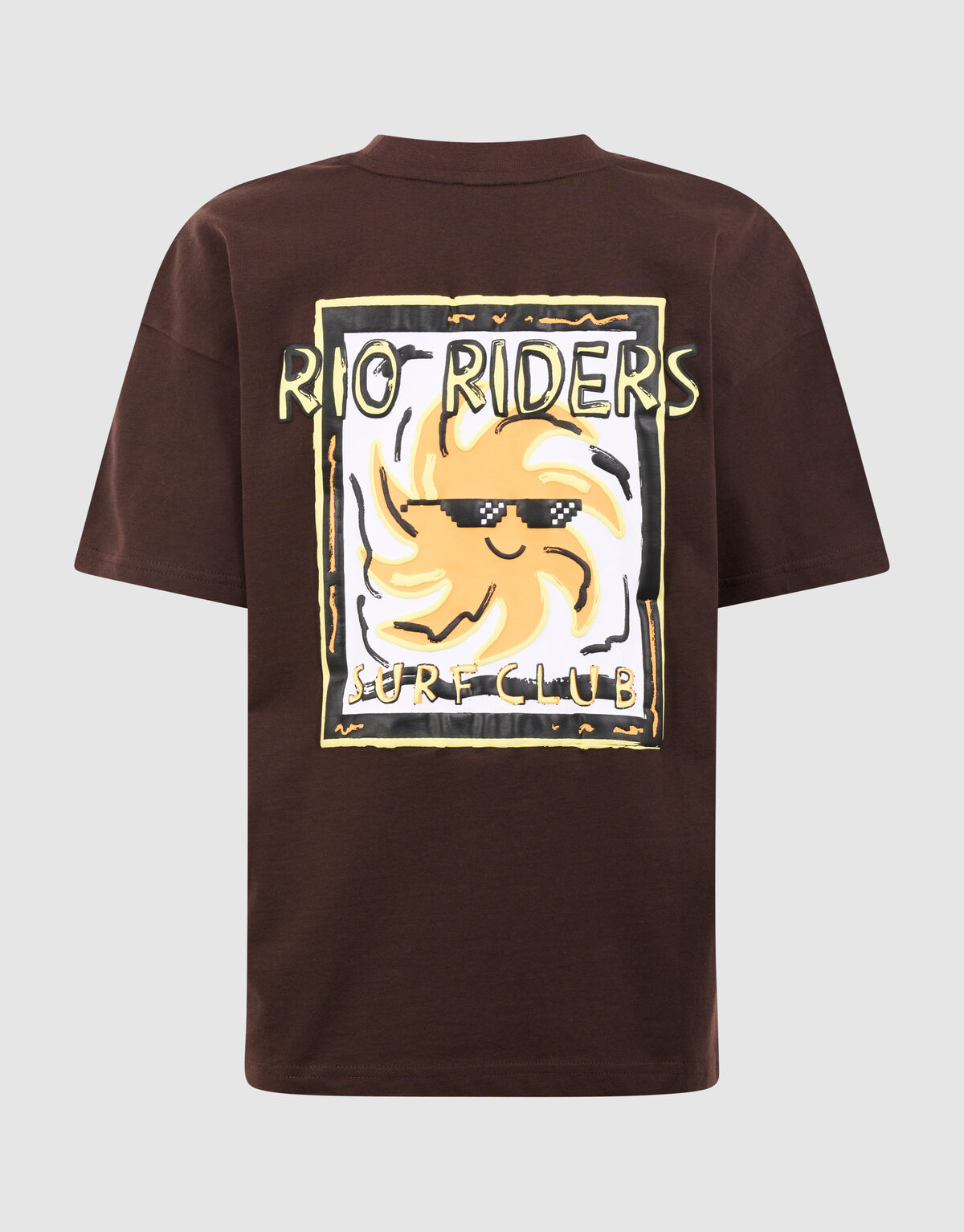 Riders Artwork T-Shirt Dunkelbraun SHOEBY BOYS