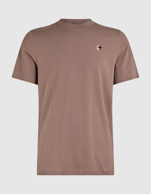 Triple Sparkle Artwork T-Shirt Hellbraun SHOEBY MEN