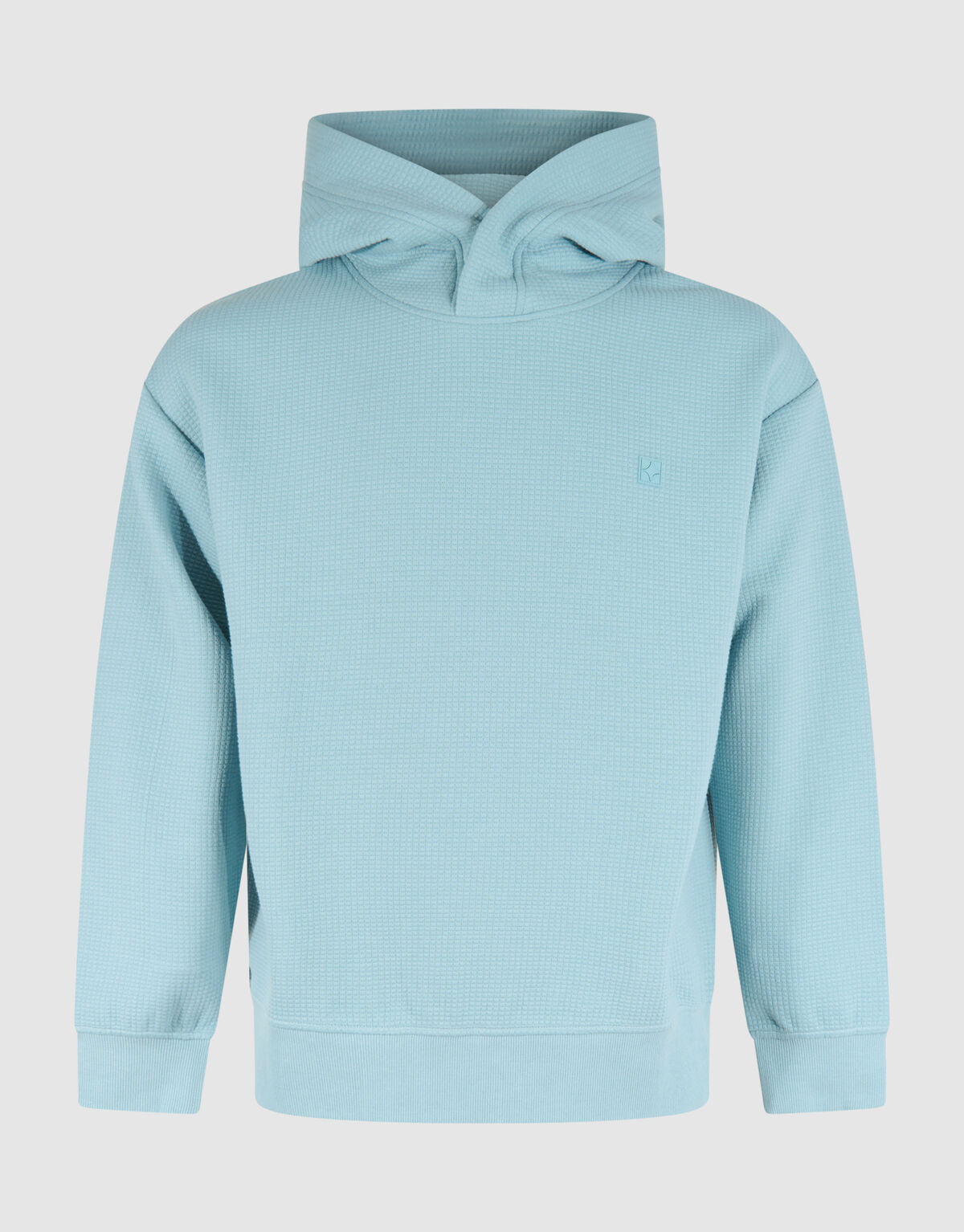 Jacquard Hoodie Hellblau SHOEBY MEN