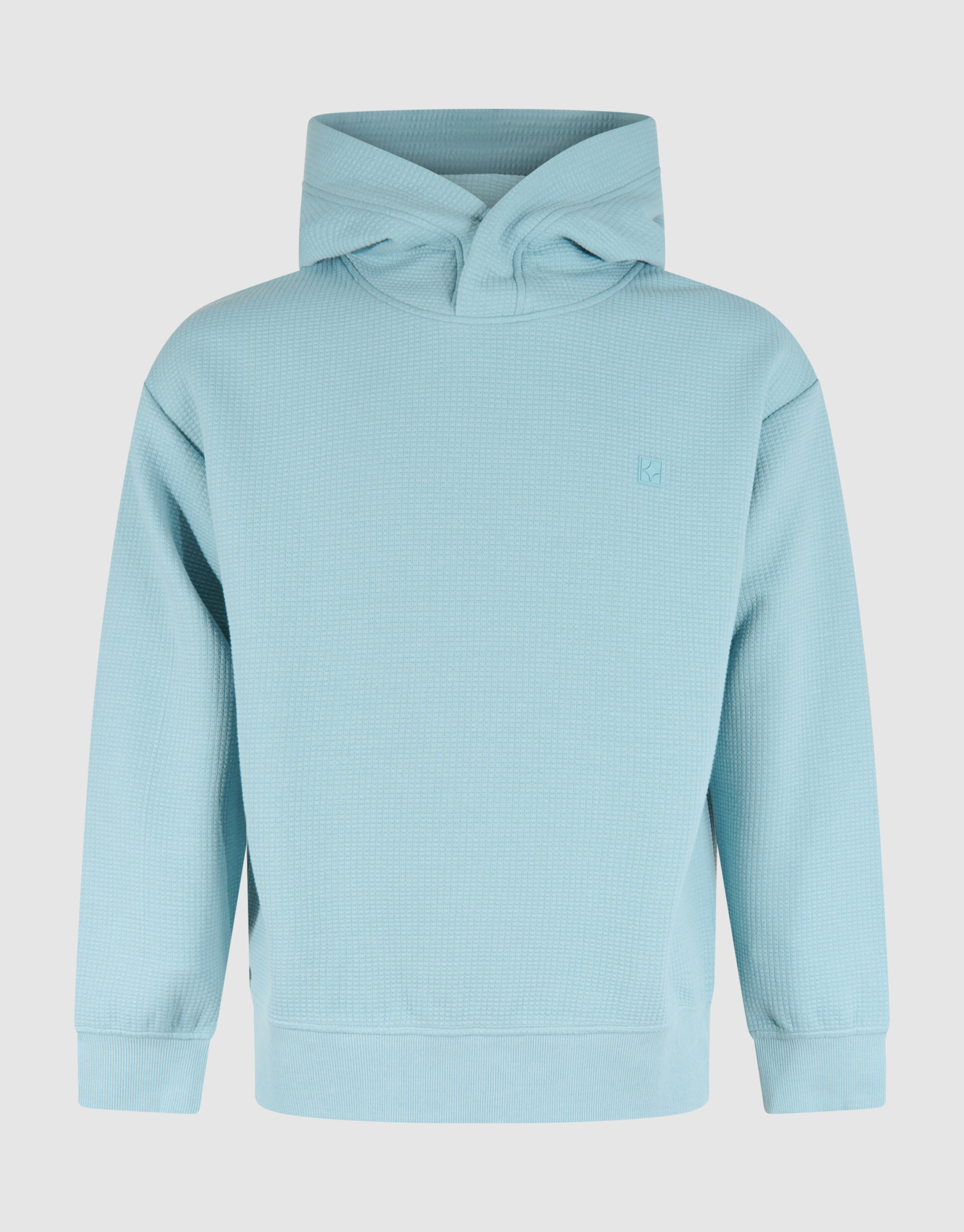 Jacquard Hoodie Hellblau SHOEBY MEN