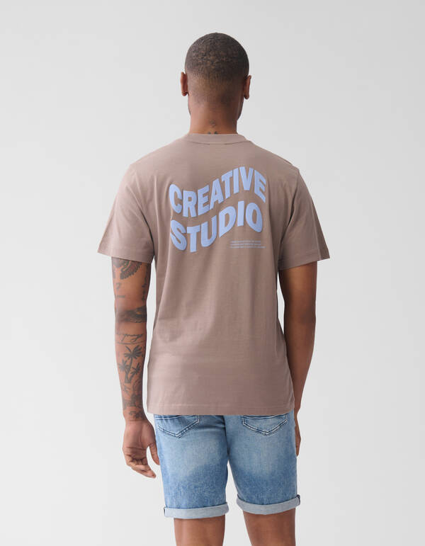 Studio Artwork T-shirt Hellbraun SHOEBY MEN