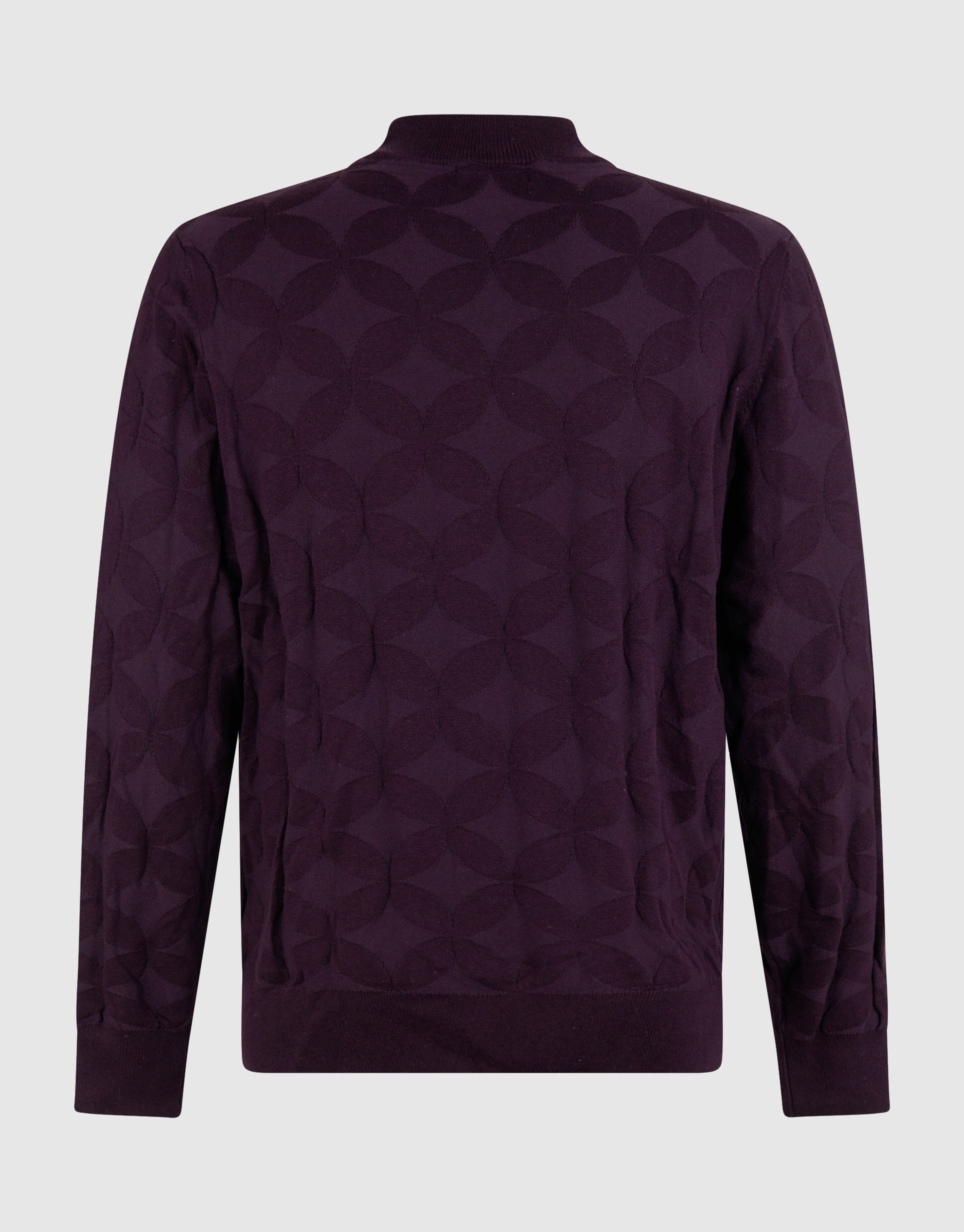 Glitzernder Strickpullover, Dunkelrot SHOEBY MEN