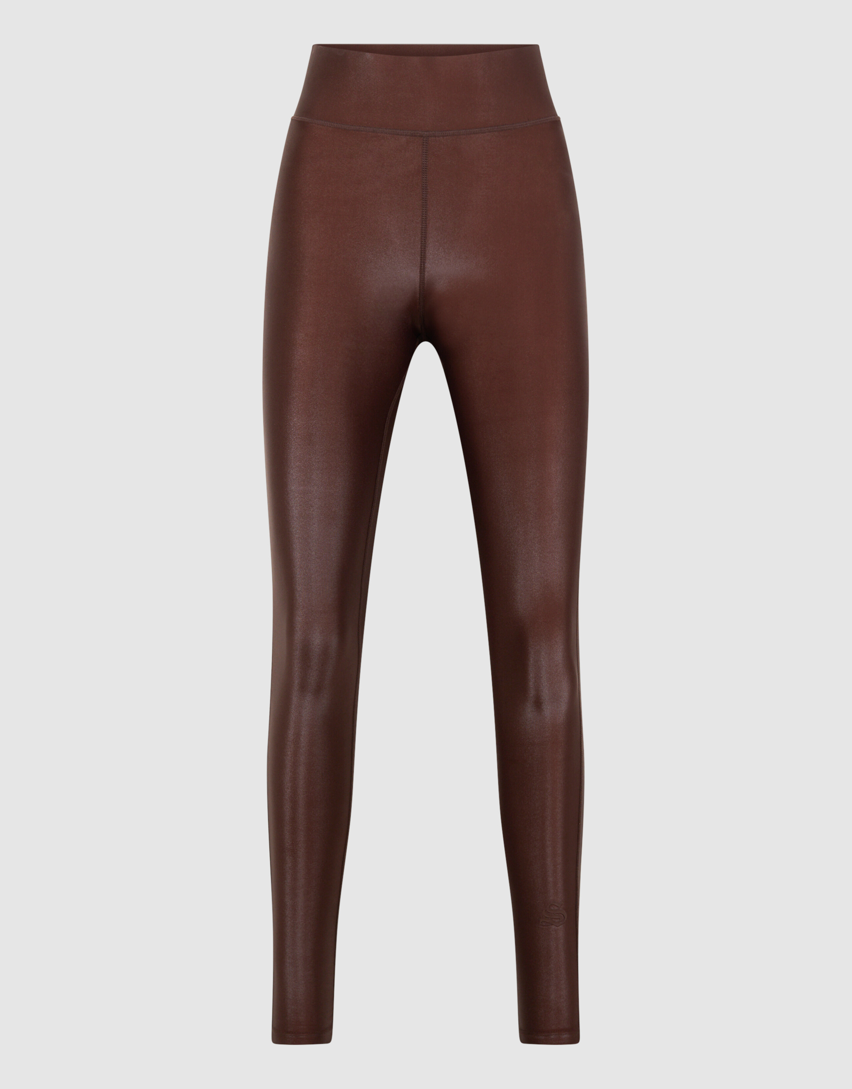 Gl&auml;nzende Leggings Braun SHOEBY WOMEN