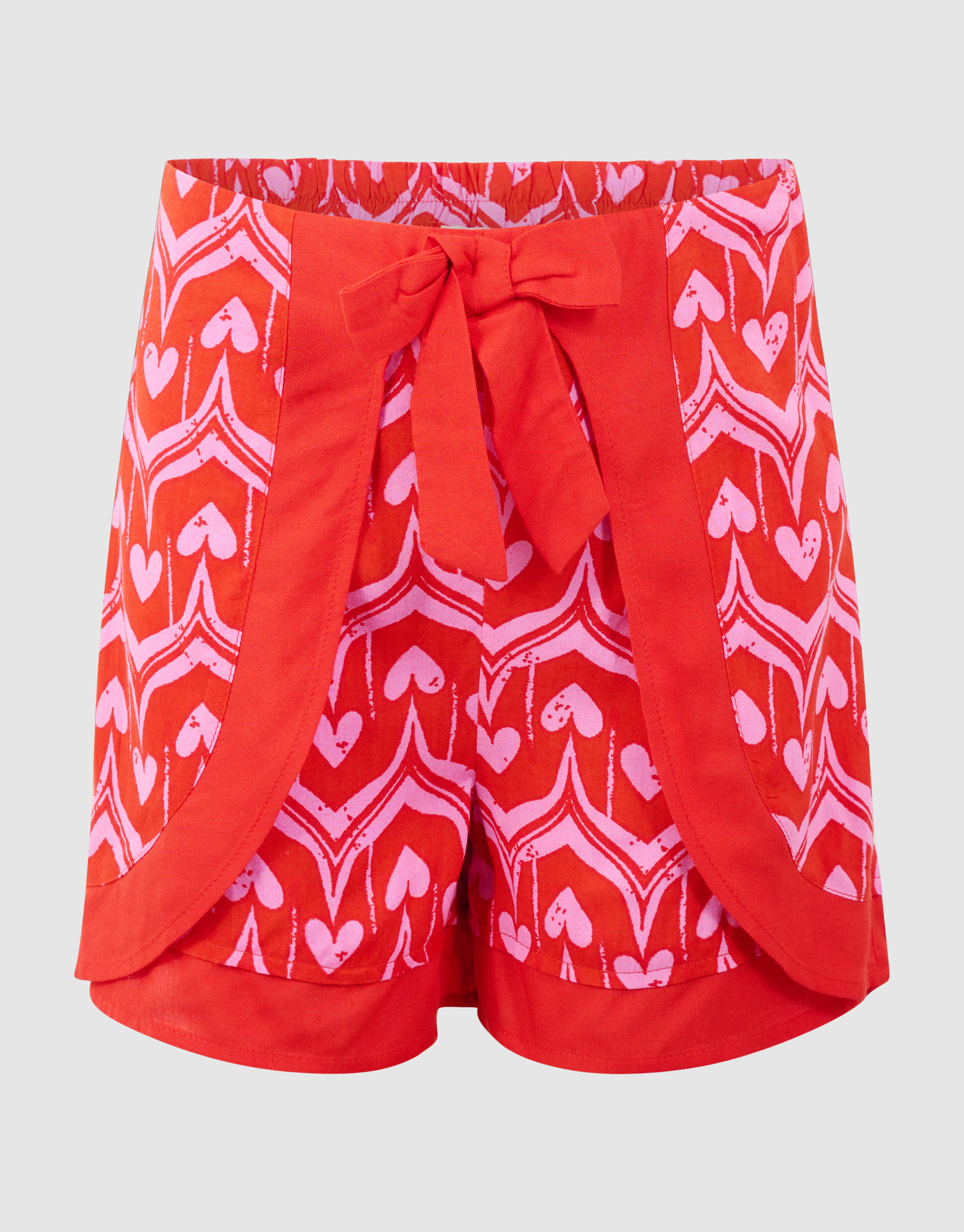 Herz-Print Skort Rosa/Rot SHOEBY GIRLS