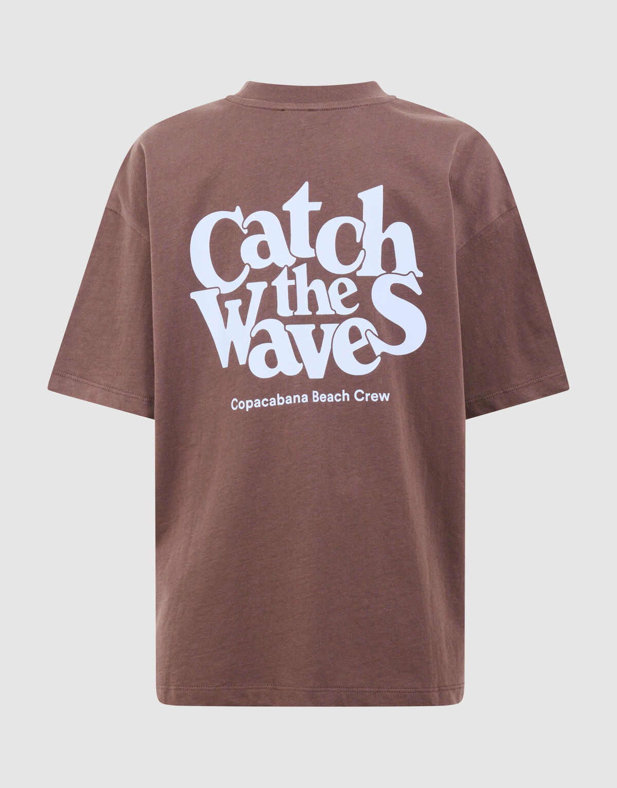 Catch Artwork T-shirt Donkerbruin SHOEBY BOYS