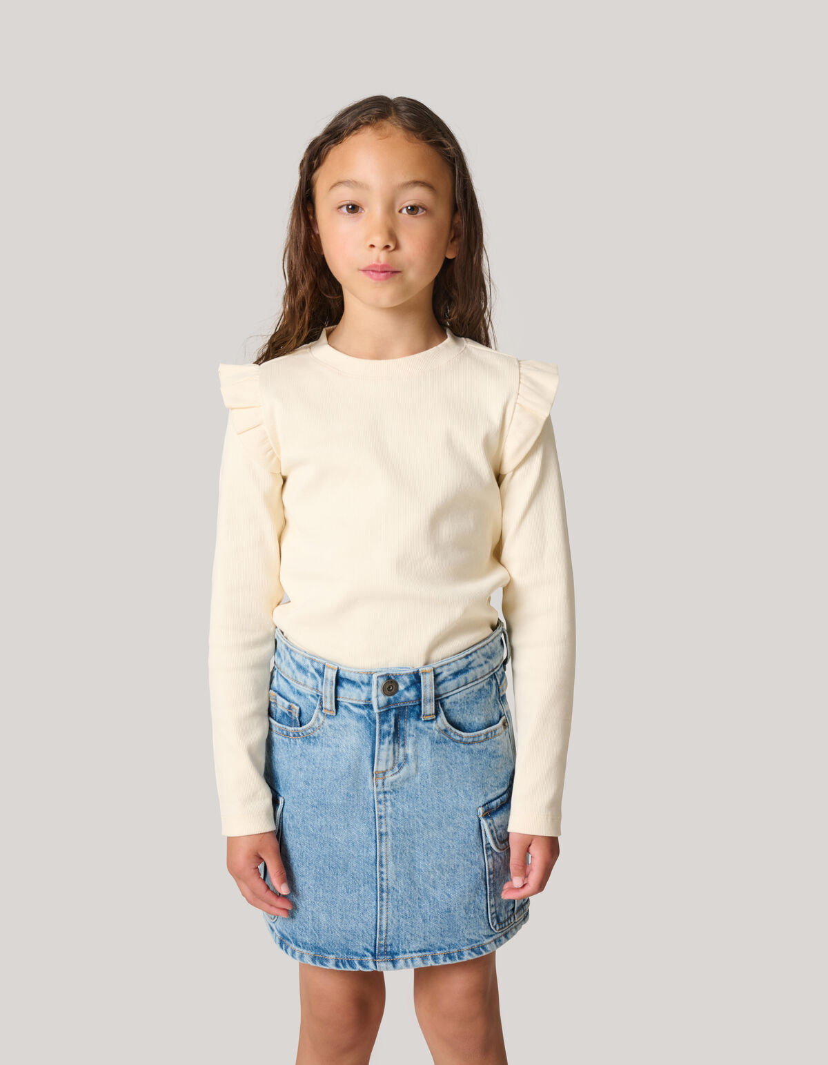 Denim Cargorock Blau SHOEBY GIRLS