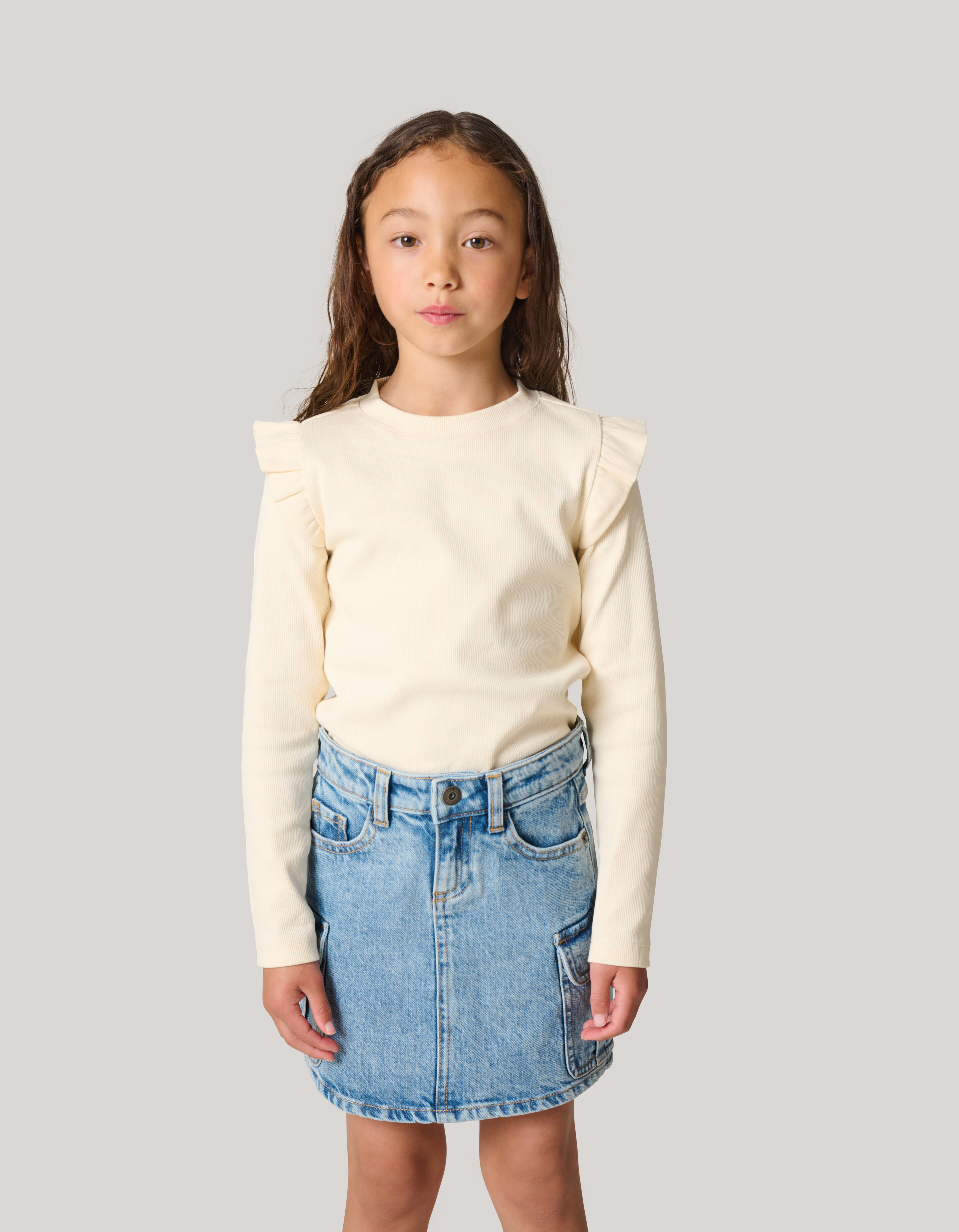 Denim Cargorock Blau SHOEBY GIRLS