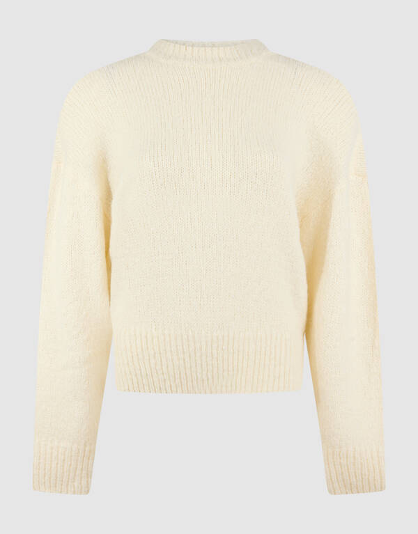 Muse Club Artwork Pullover Gebrochen Wei&szlig; SHOEBY WOMEN