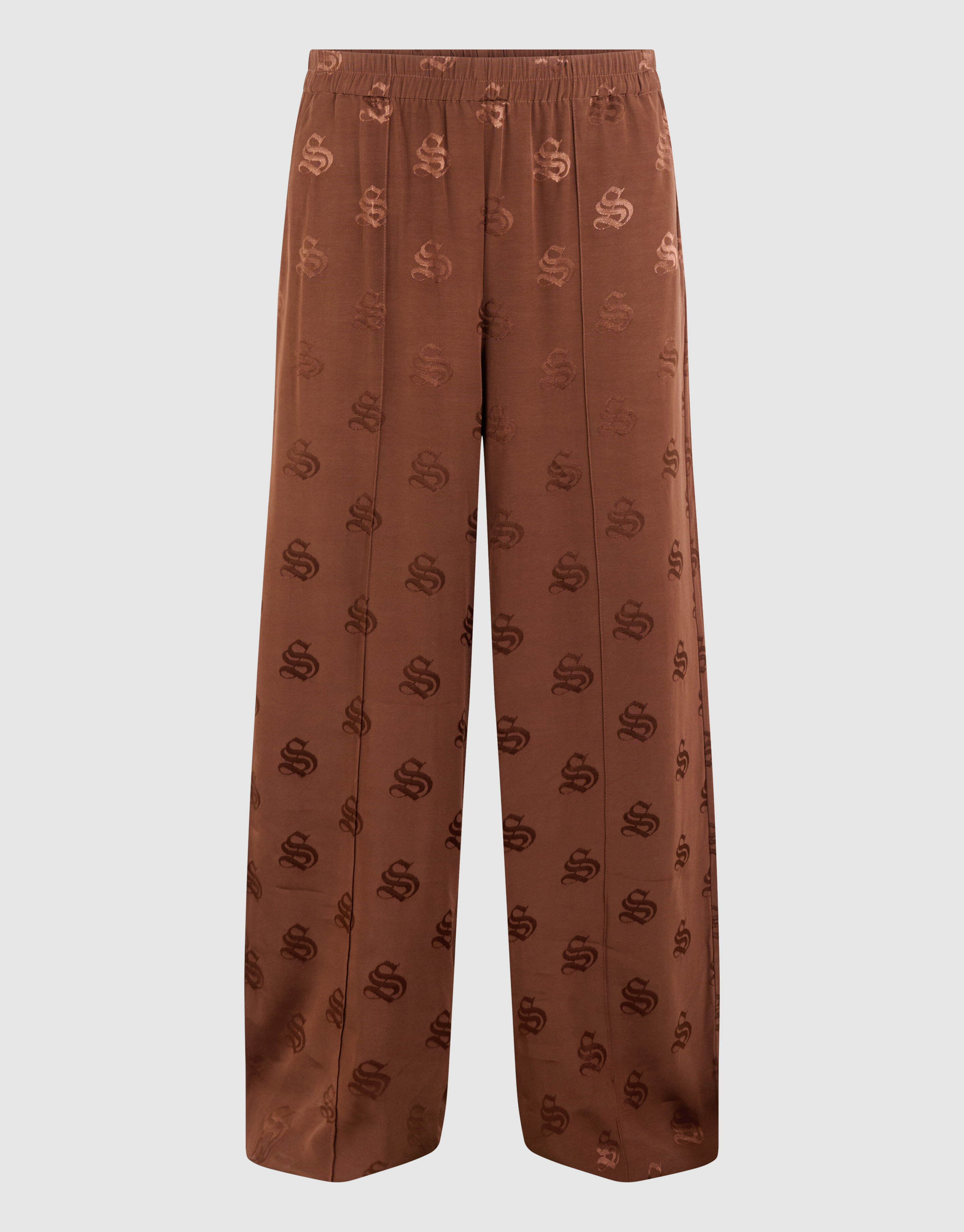 Logo Jacquard Hose Braun SHOEBY WOMEN