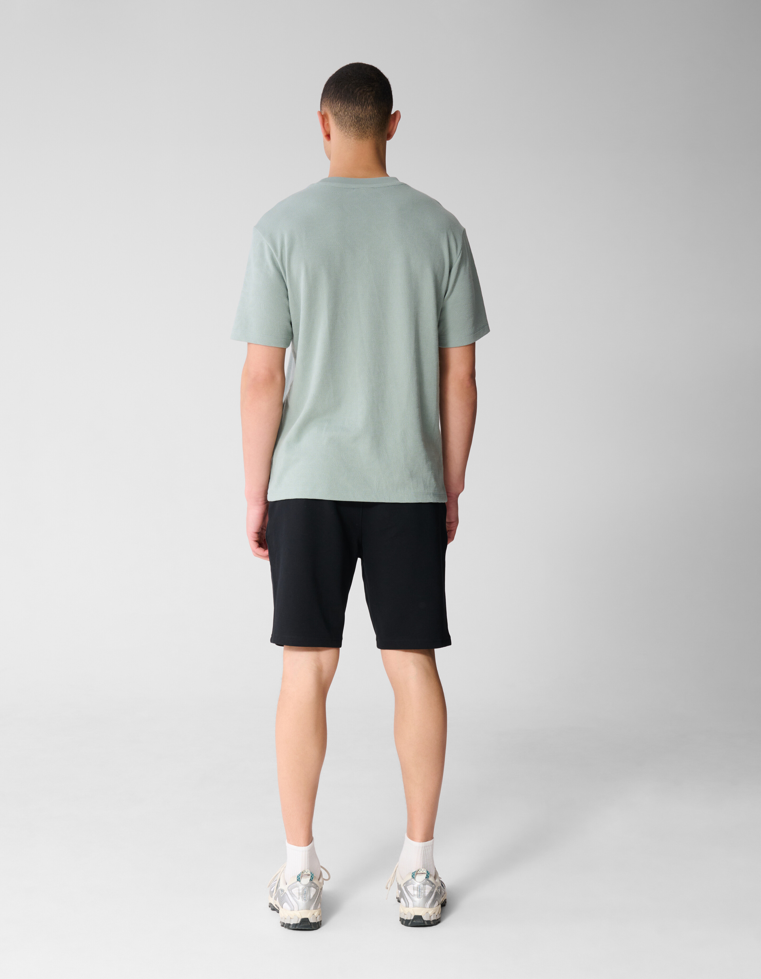 Spark Struktur T-Shirt Hellgr&uuml;n SHOEBY MEN