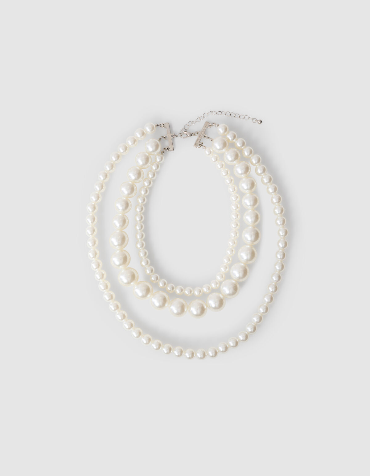 Perlenkette Off White SHOEBY ACCESSOIRES