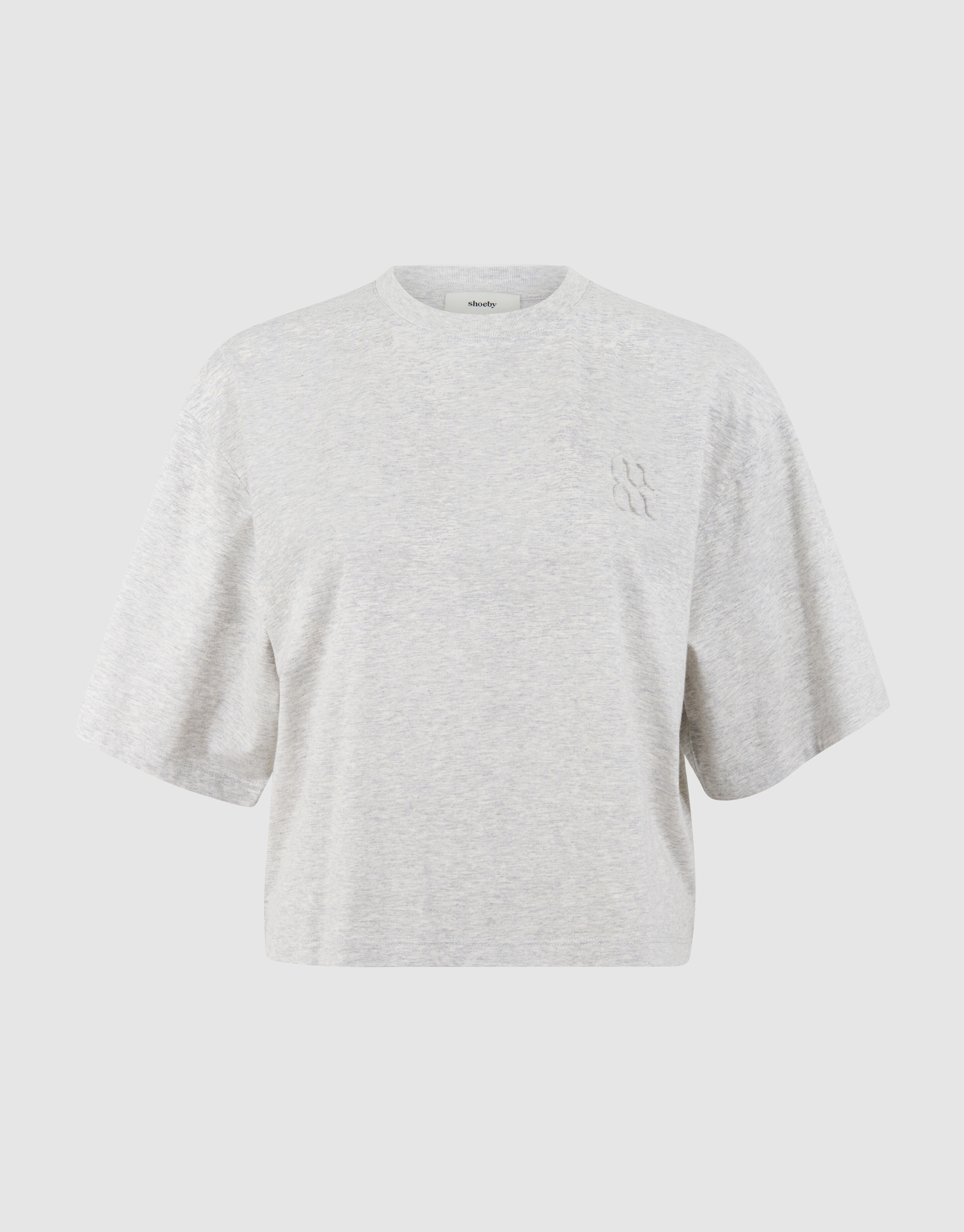 Oversized Logo T-Shirt Hellgrau Von Mieke SHOEBY WOMEN