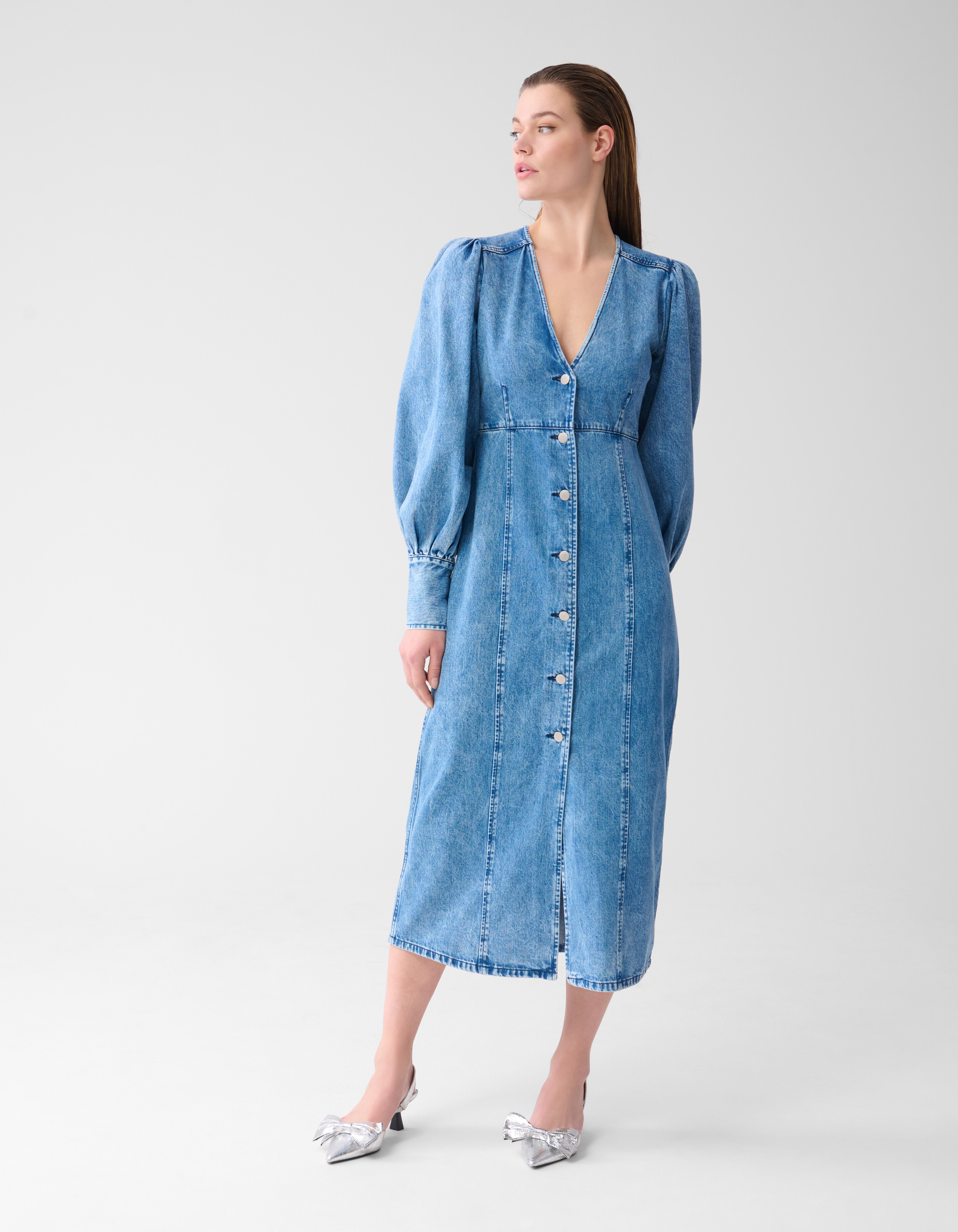 Denim Maxikleid Mediumstone SHOEBY WOMEN