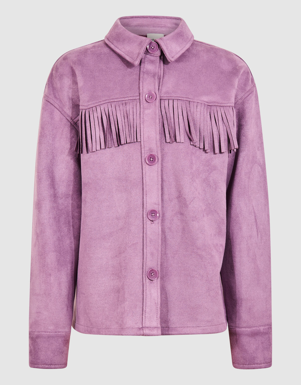 Suede Bluse Lila SHOEBY GIRLS