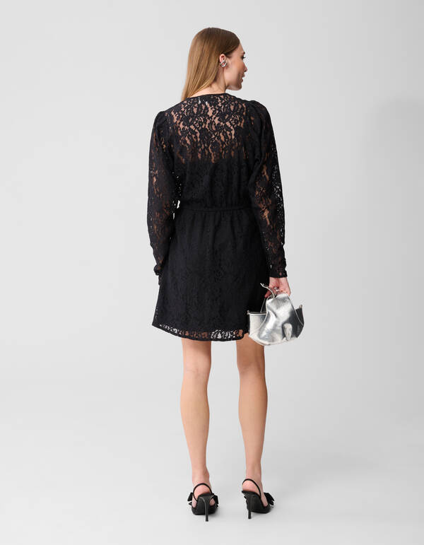Schwarzes Minikleid aus Spitze SHOEBY WOMEN