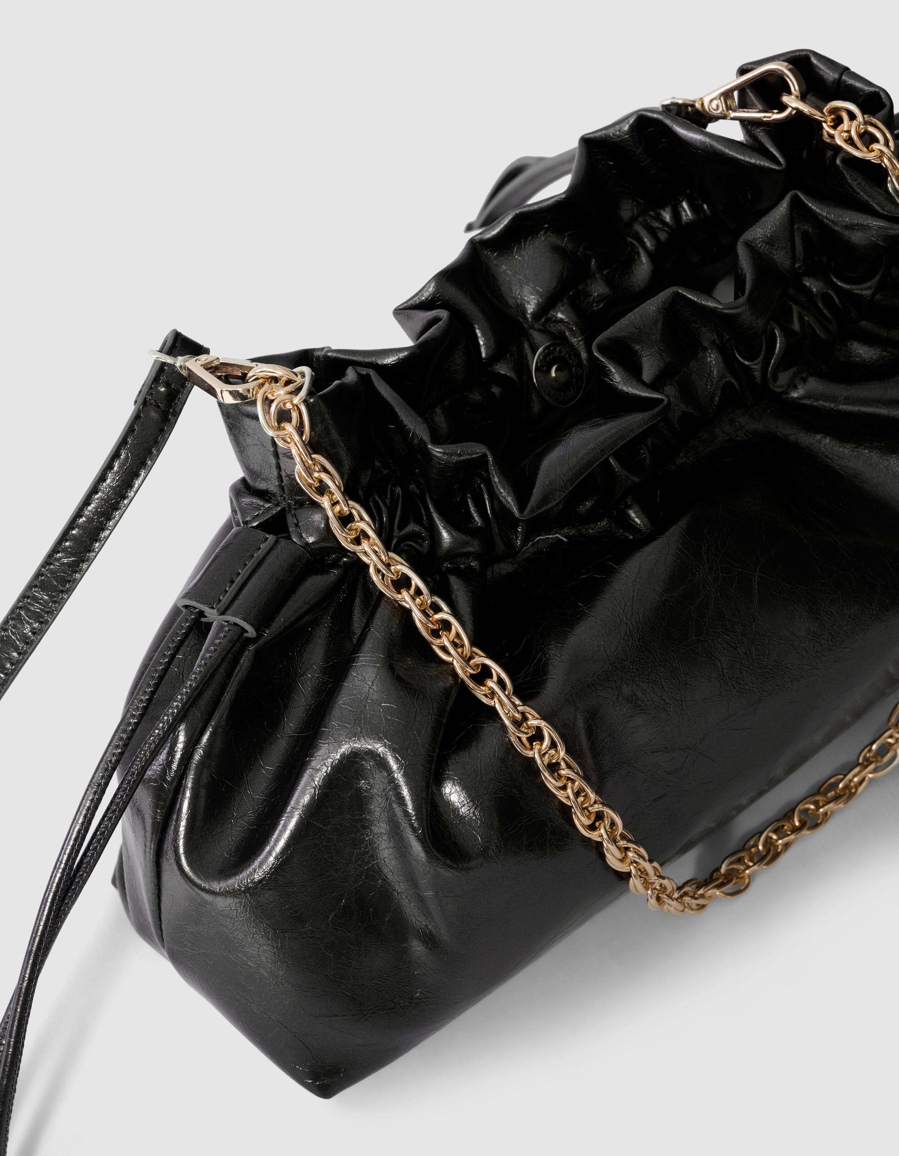 Shiny Chain Clutch Schwarz SHOEBY ACCESSOIRES