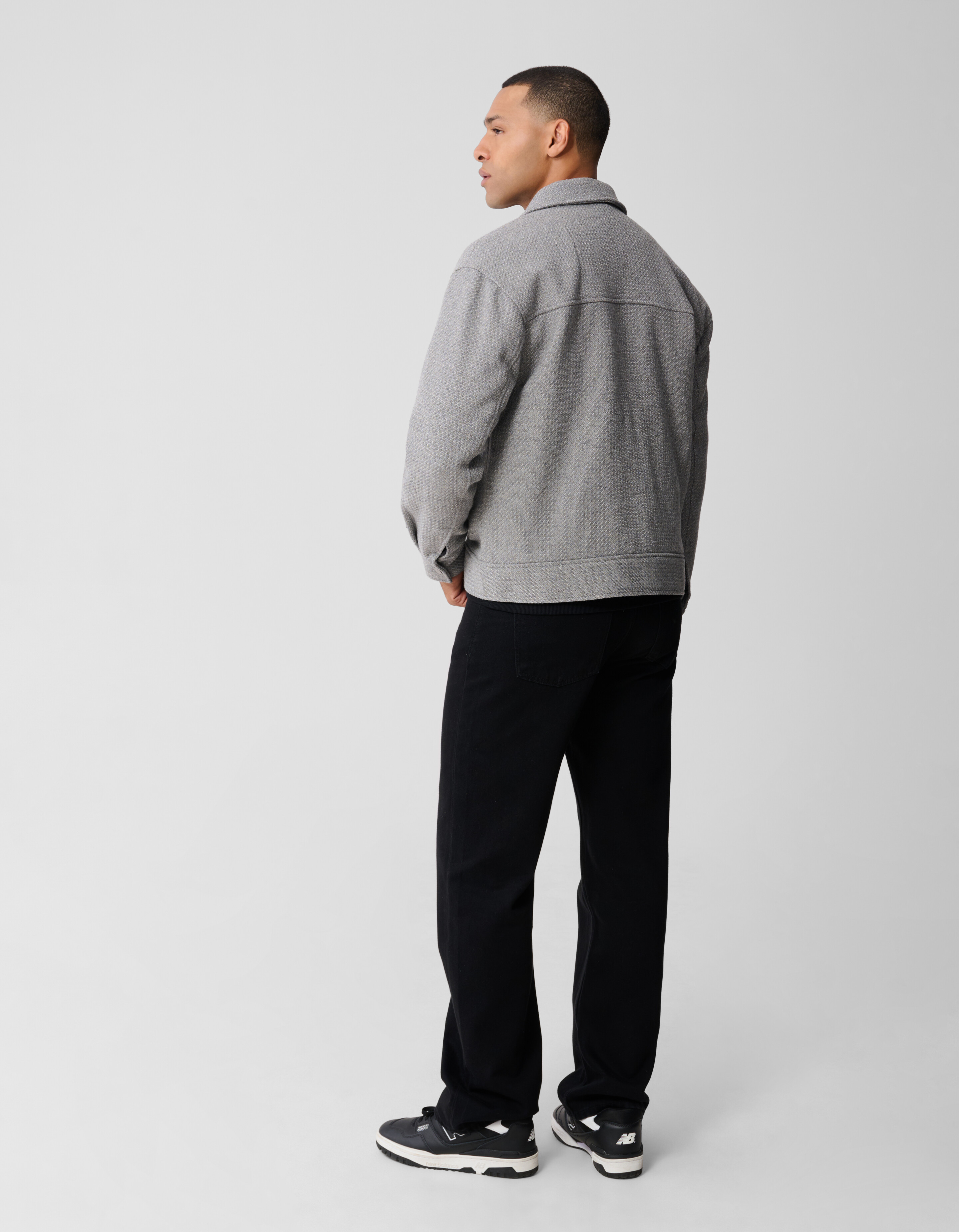 Wollmix-Jacke Grau SHOEBY MEN