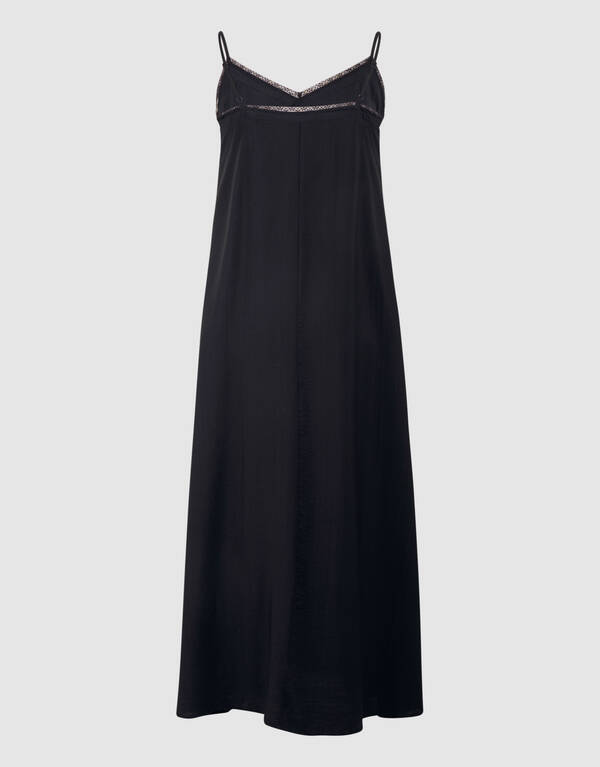 Maxikleid aus Spitze Schwarz SHOEBY WOMEN