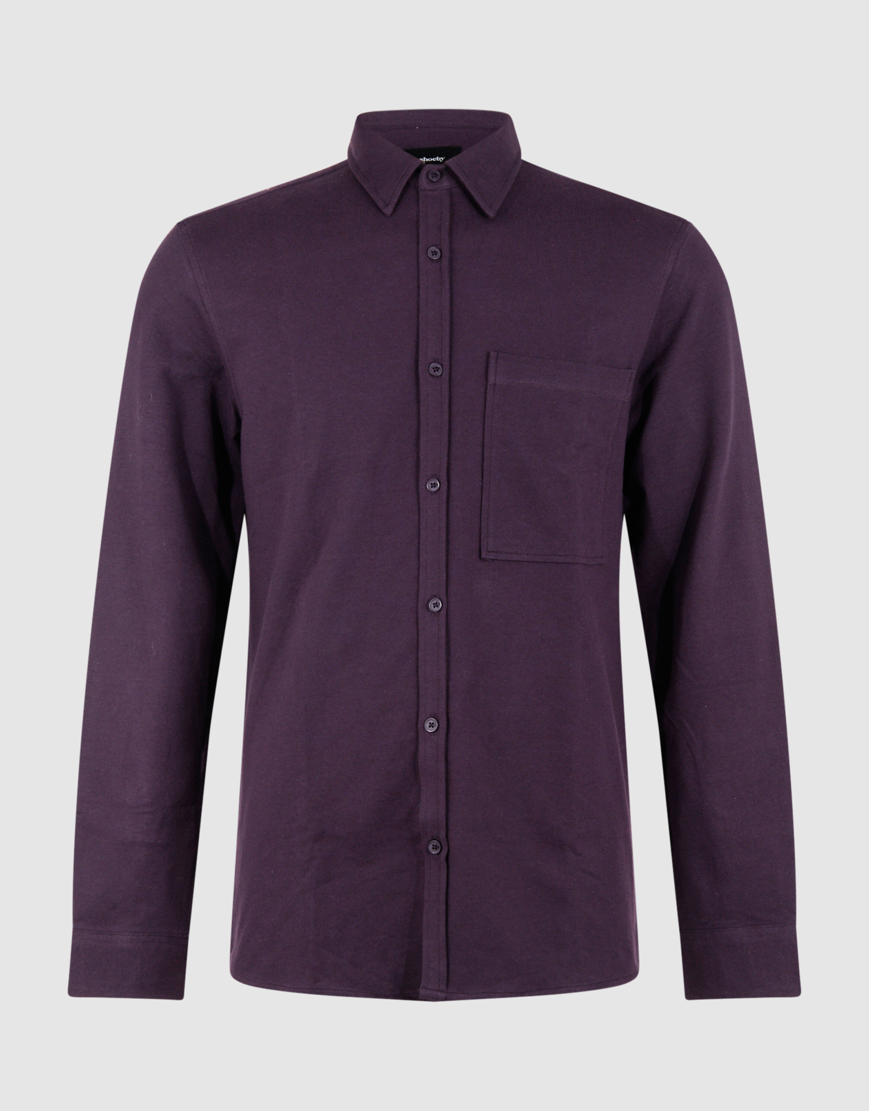 Twillhemd, dunkelrot SHOEBY MEN