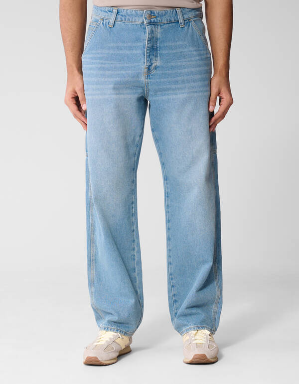 Carpenter Relaxed Fit Jeans Gebleicht L32 SHOEBY MEN