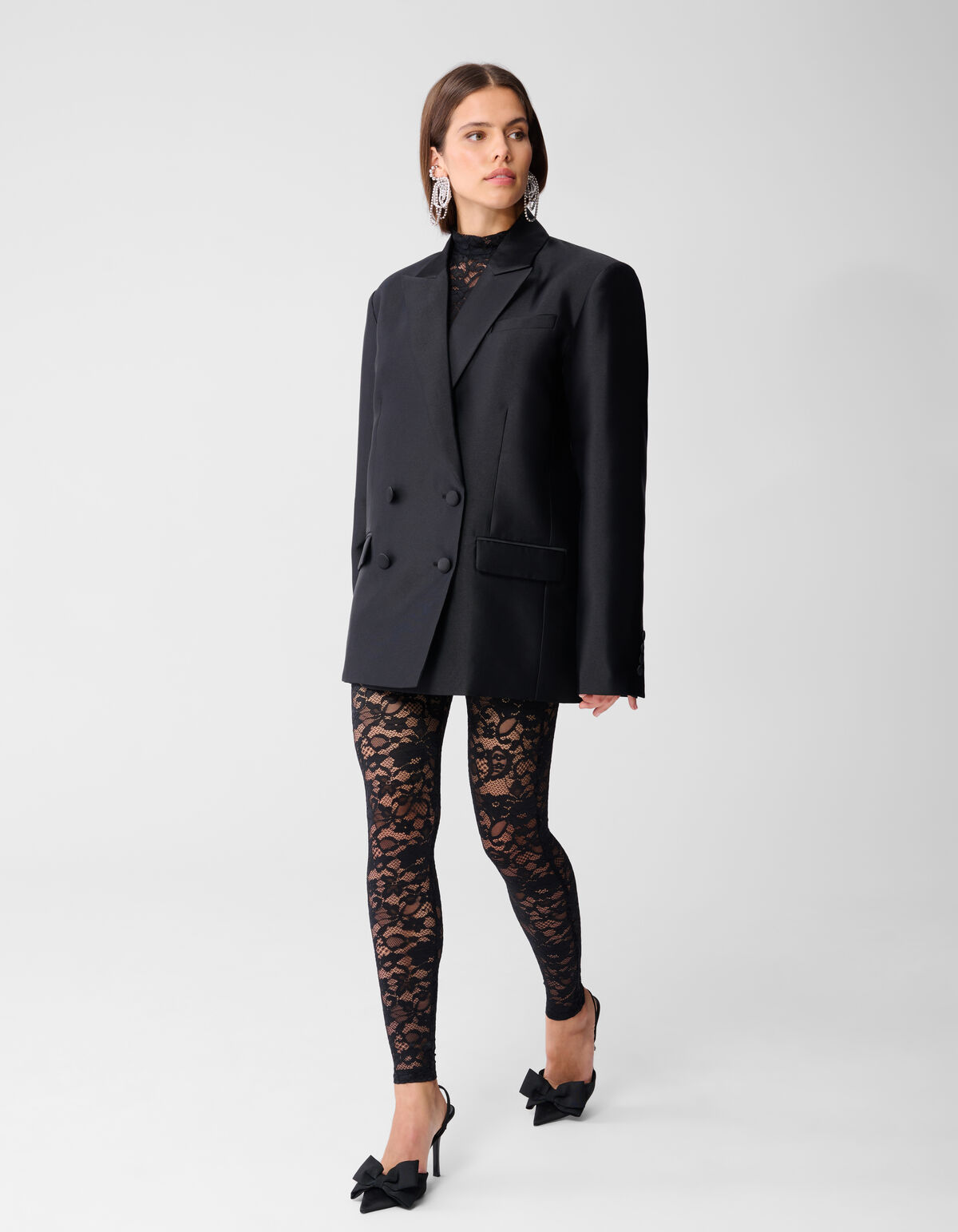 Kanten Leggings Schwarz SHOEBY WOMEN