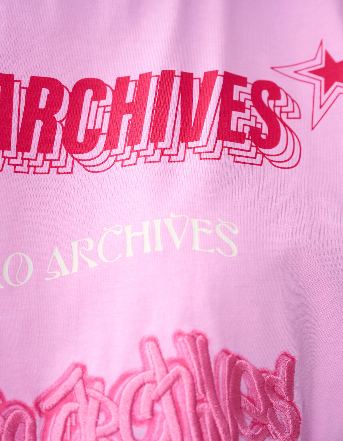 Retro-T-Shirt Rosa SHOEBY WOMEN