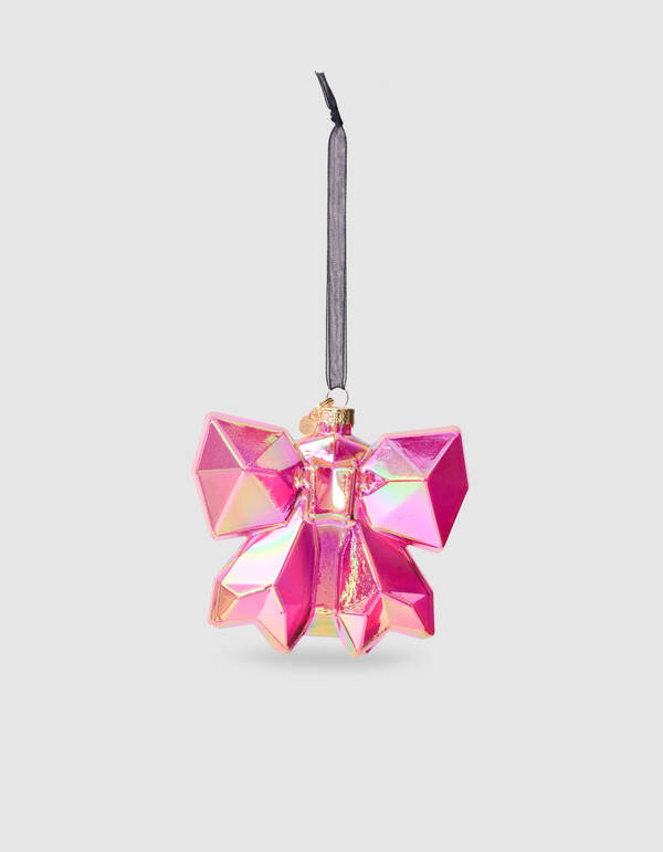 Schleife Weihnachtskugel Pink von Fred SHOEBY ACCESSOIRES