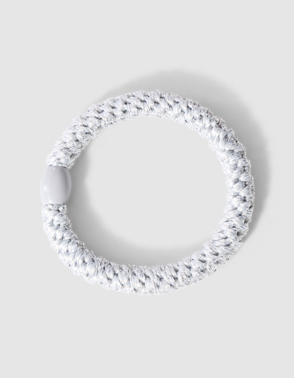 Lurex Haargummi Wei&szlig; SHOEBY ACCESSOIRES