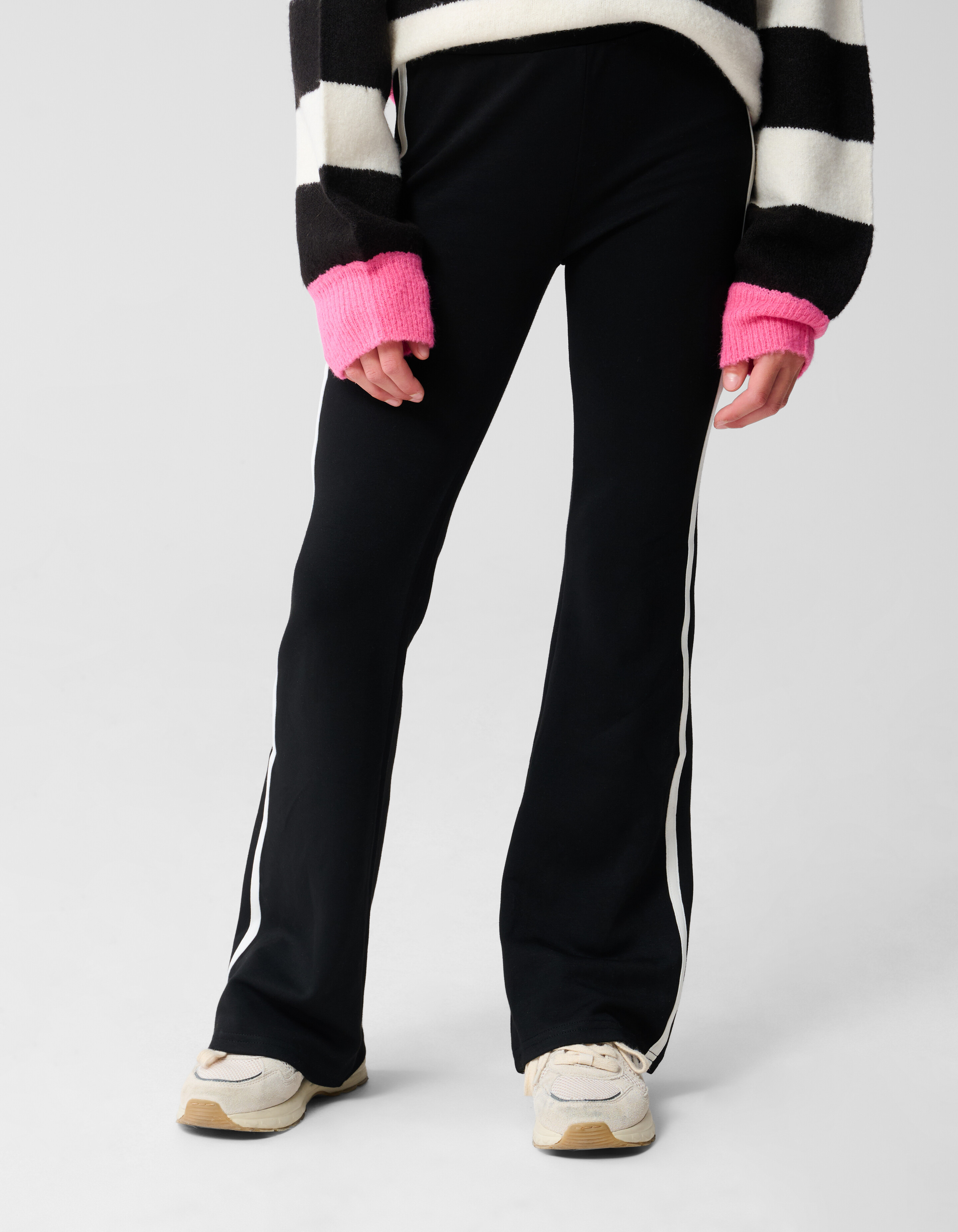 Sportliche Schlaghosen Schwarz SHOEBY GIRLS