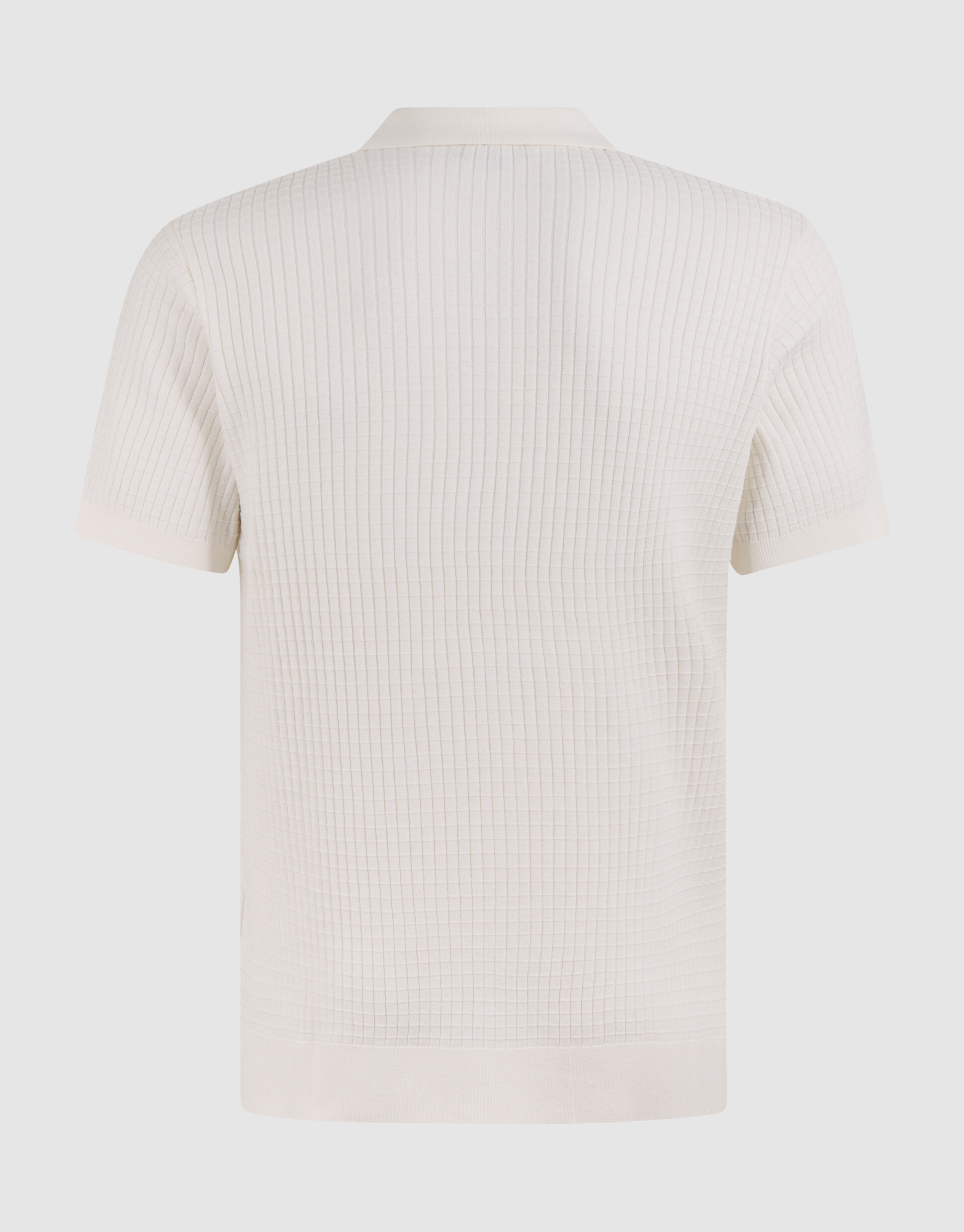 Halbes Reißverschluss-Polo Off White SHOEBY MEN