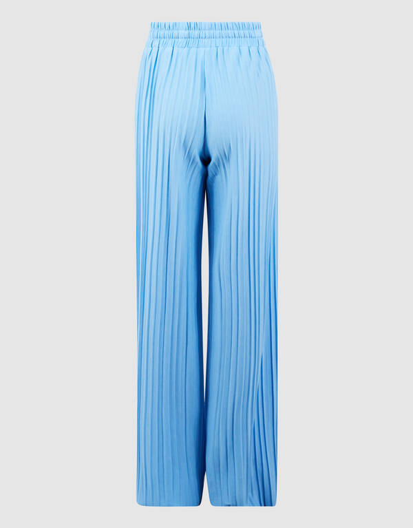 Pliss&eacute; Weite-Hose Blau SHOEBY GIRLS