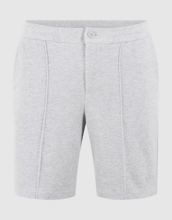 Struktur Regular Fit Shorts Grau SHOEBY MEN