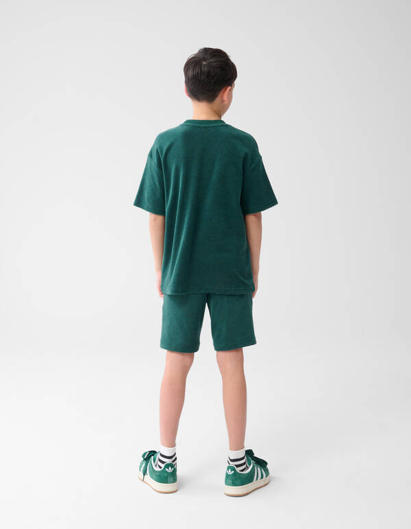 Towling Kurz Dunkelgr&uuml;n SHOEBY BOYS