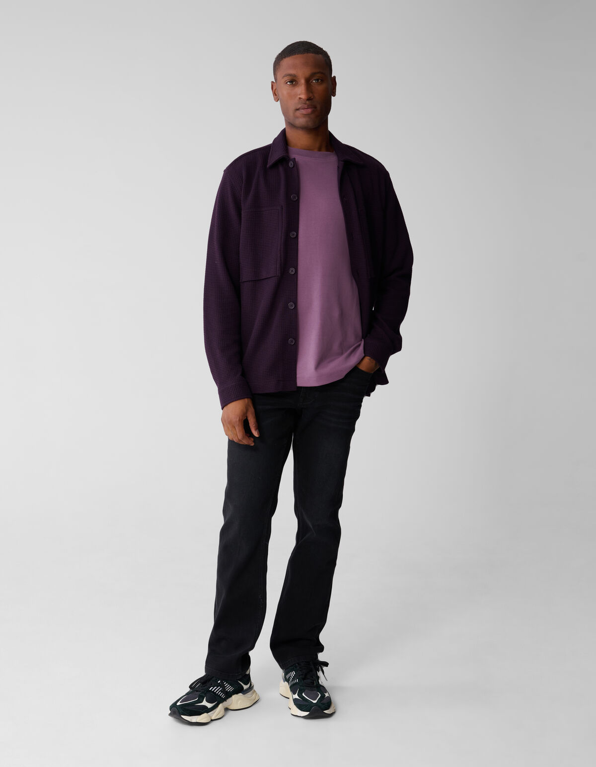 Straight Fit Jeans Dunkelgrau L34 SHOEBY MEN