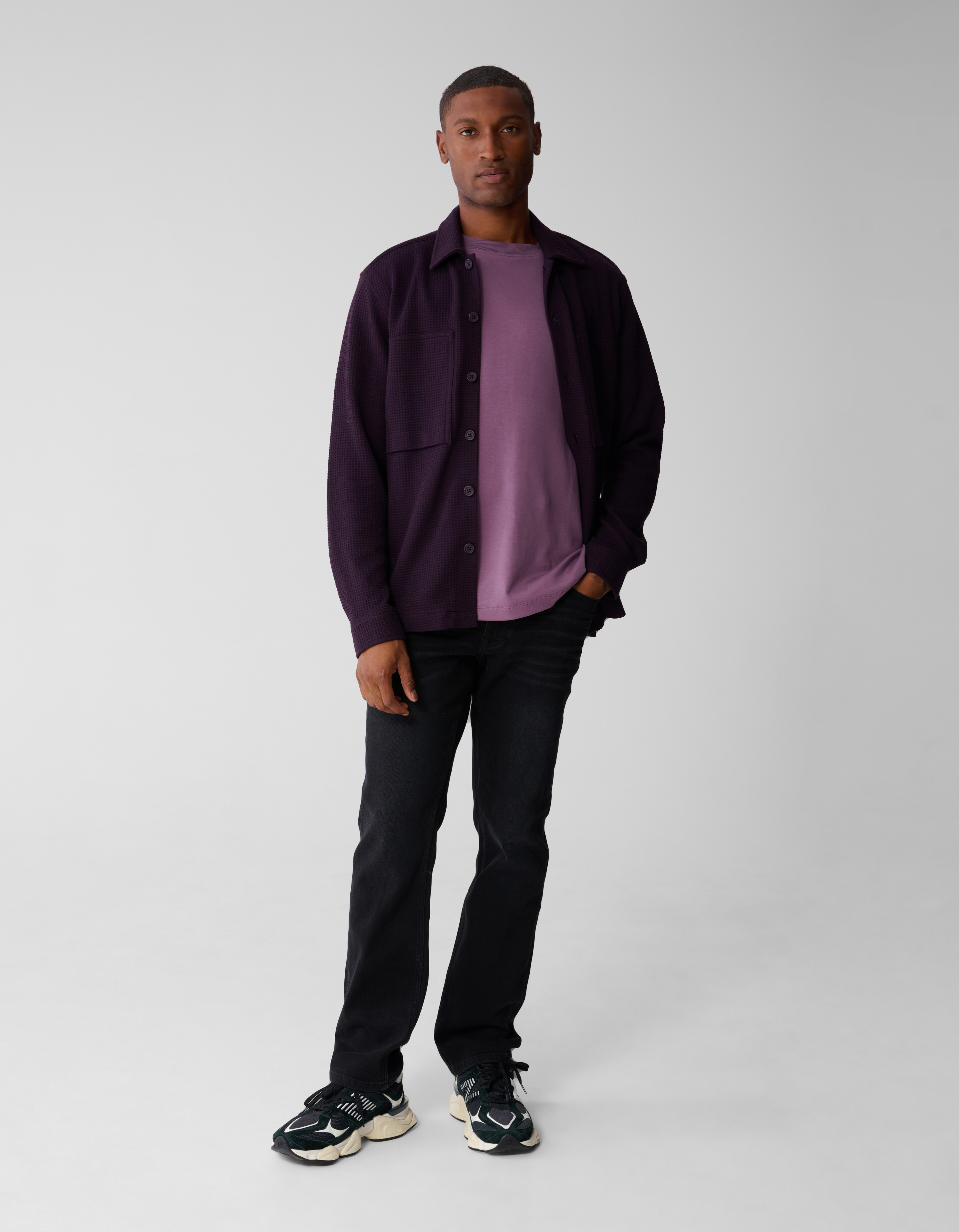 Straight Fit Jeans Dunkelgrau L34 SHOEBY MEN