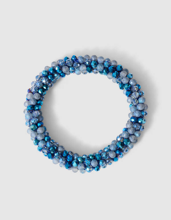Perlen-Haarband Blau SHOEBY ACCESSOIRES