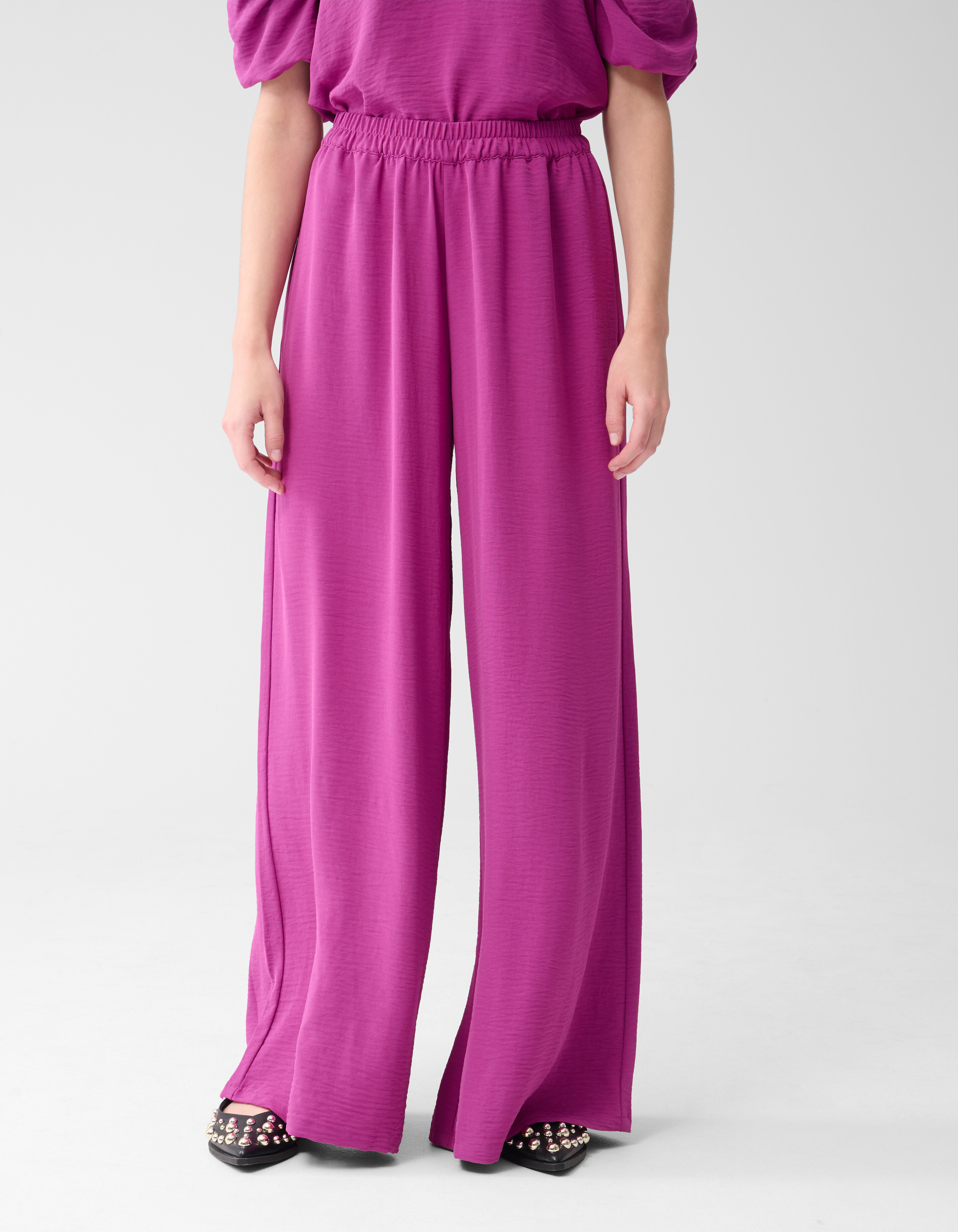 Twist Hose mit weitem Bein Lila SHOEBY WOMEN