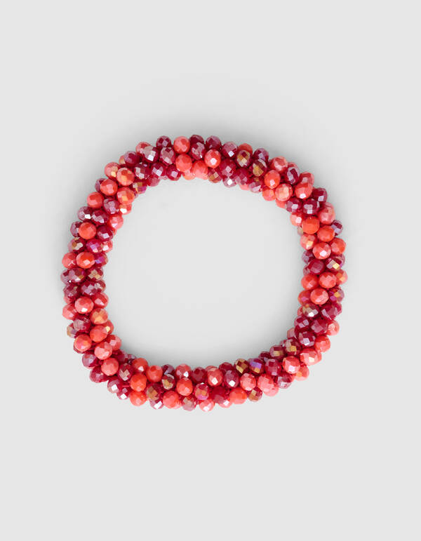 Beaded Haarband Rot SHOEBY ACCESSOIRES