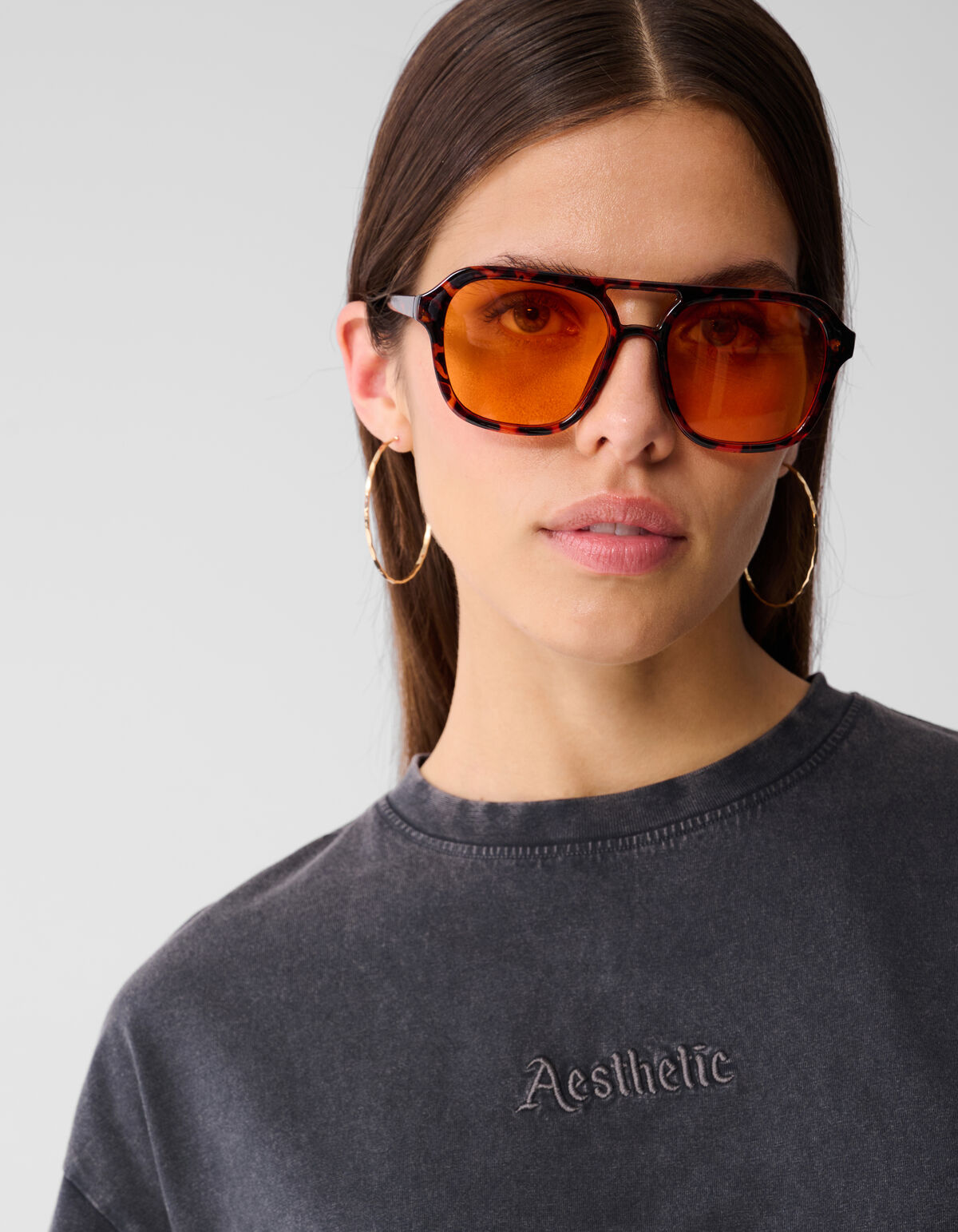 Pilotenbrille Braun SHOEBY ACCESSOIRES