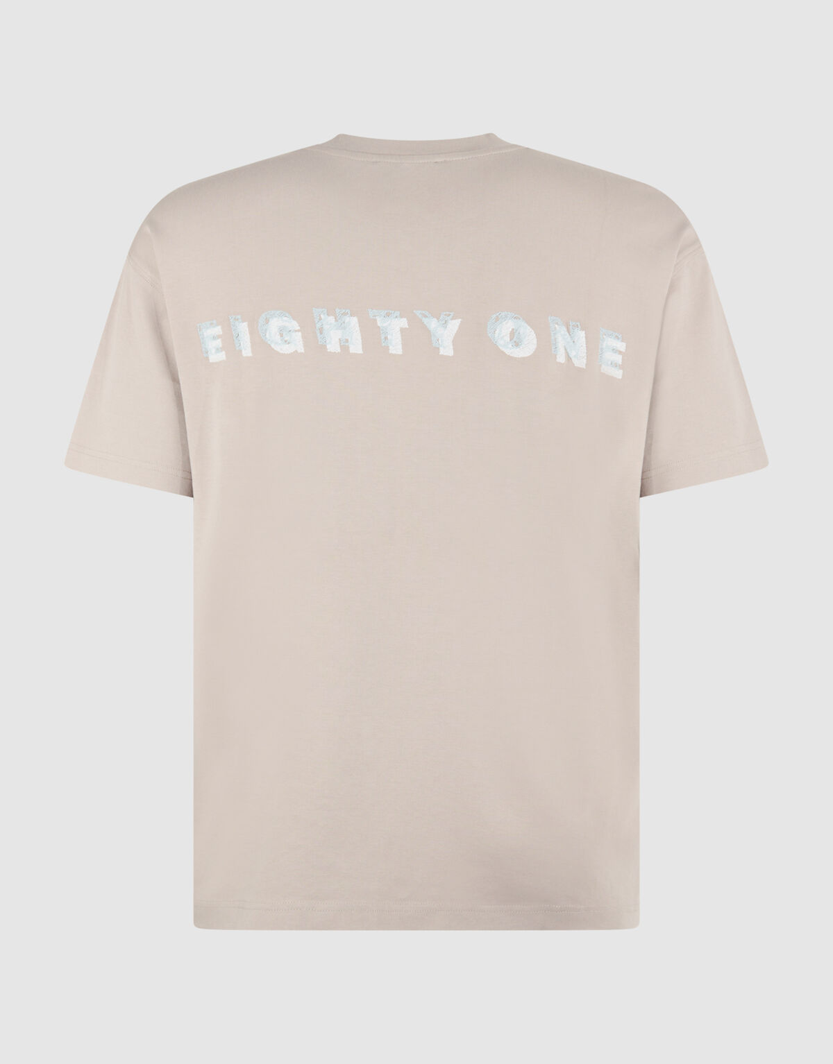 Spark Embroidery T-Shirt Hellbraun SHOEBY MEN