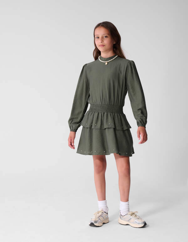 Stud Kleid dunkelgr&uuml;n SHOEBY GIRLS