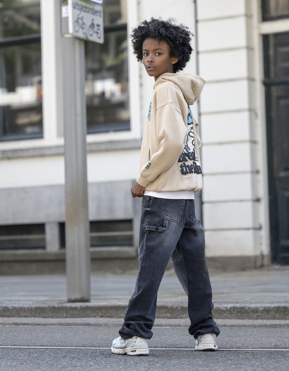 Carpenter Straight Fit Jeans Dunkelgrau SHOEBY BOYS
