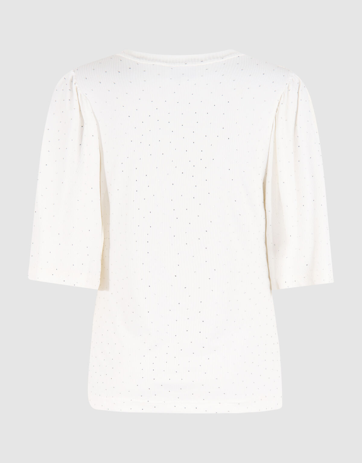 Strass-Rüschen-Top Off White SHOEBY WOMEN